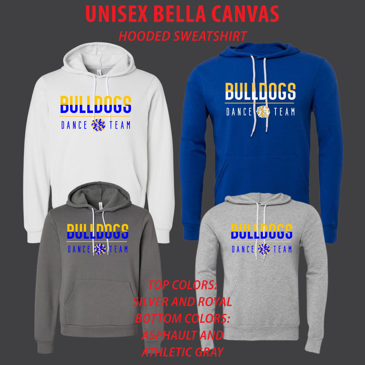 Bulldogs Dance Team Crewneck & Hooded Sweatshirts [ Bella Canvas Brand ]