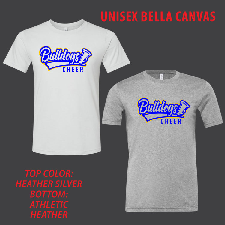 Bulldogs Cheer T-Shirts [ Bella Canvas Brand ]