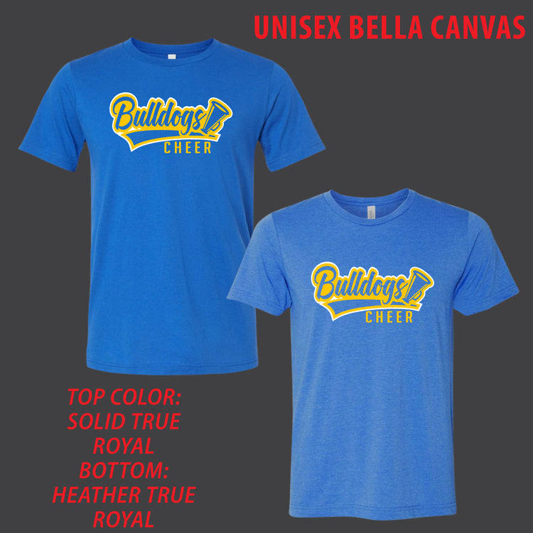 Bulldogs Cheer T-Shirts [ Bella Canvas Brand ]