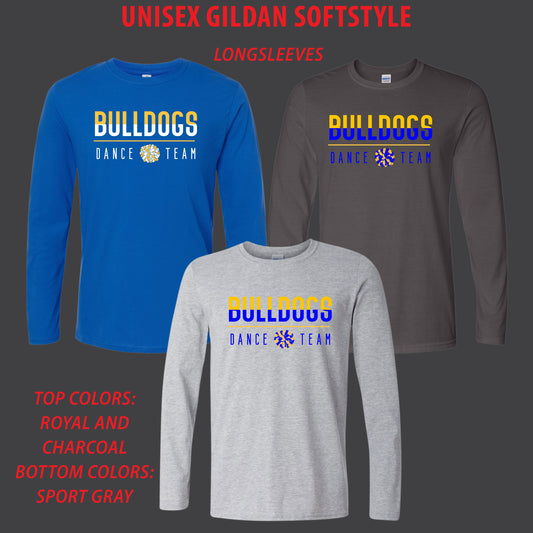 Bulldogs Dance Team Long Sleeve [ Gilan Softstyle Brand ]